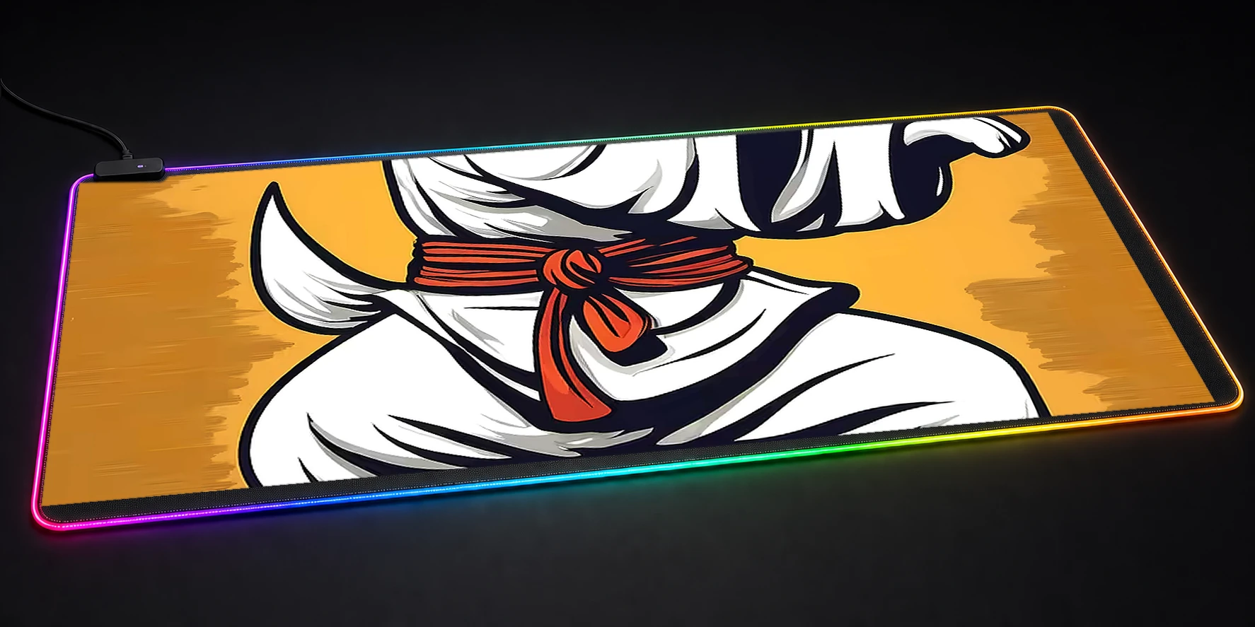 Rabbit RGB Desk Mat RGB desk mat