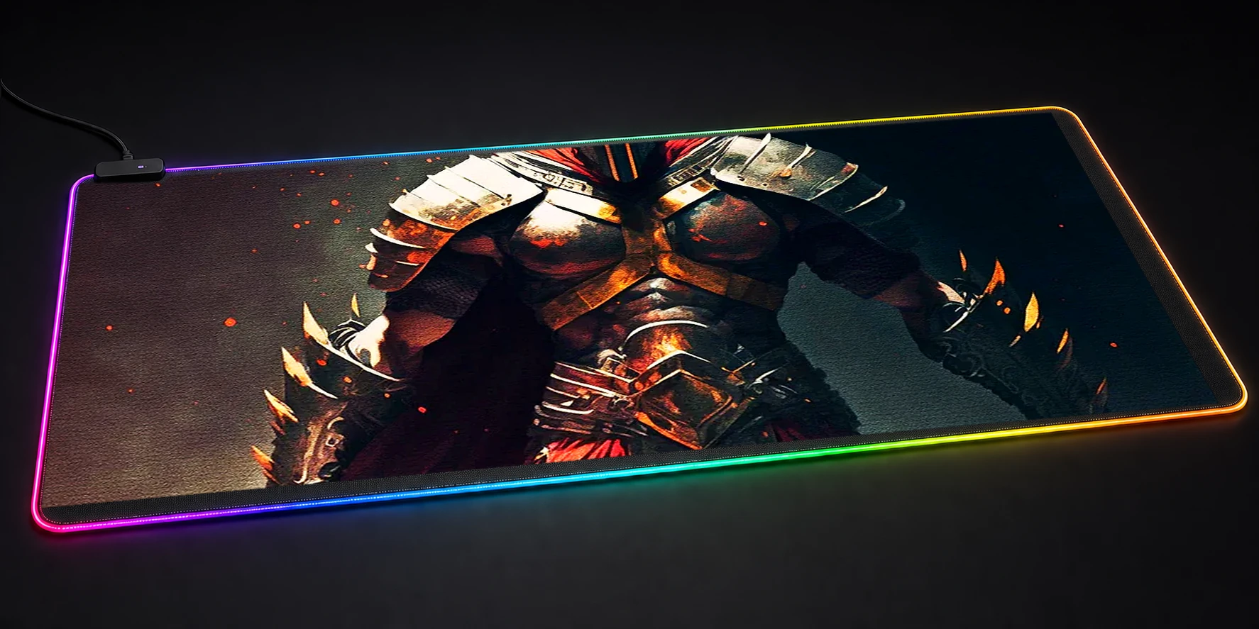 Pain The Gladiator RGB Desk Mat RGB desk mat