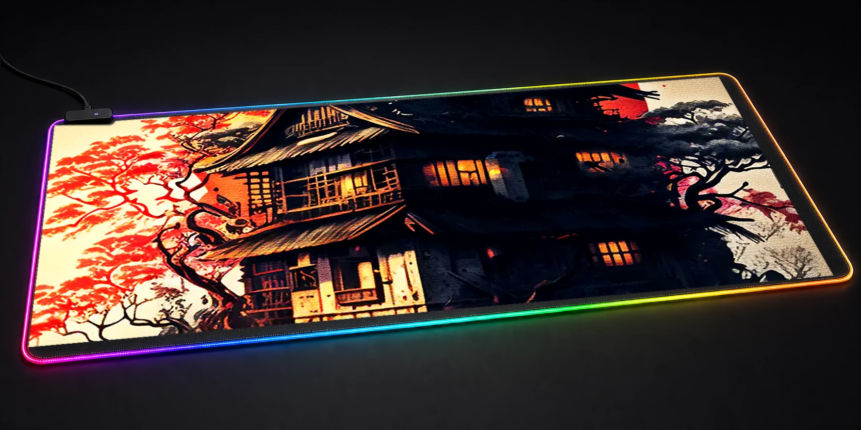 House of the rising sun RGB Desk Mat RGB desk mat