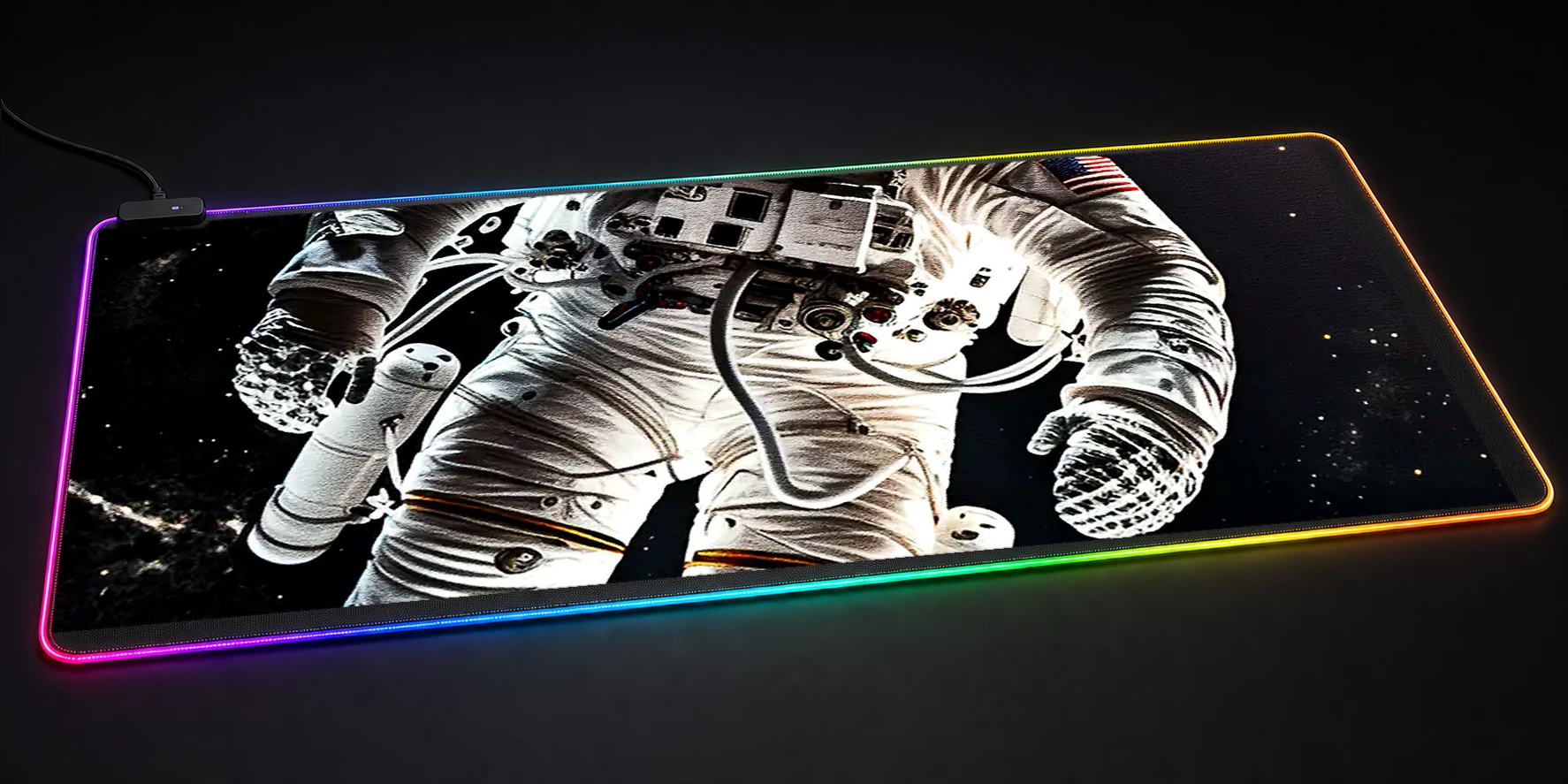Space Walk RGB Desk Mat RGB desk mat