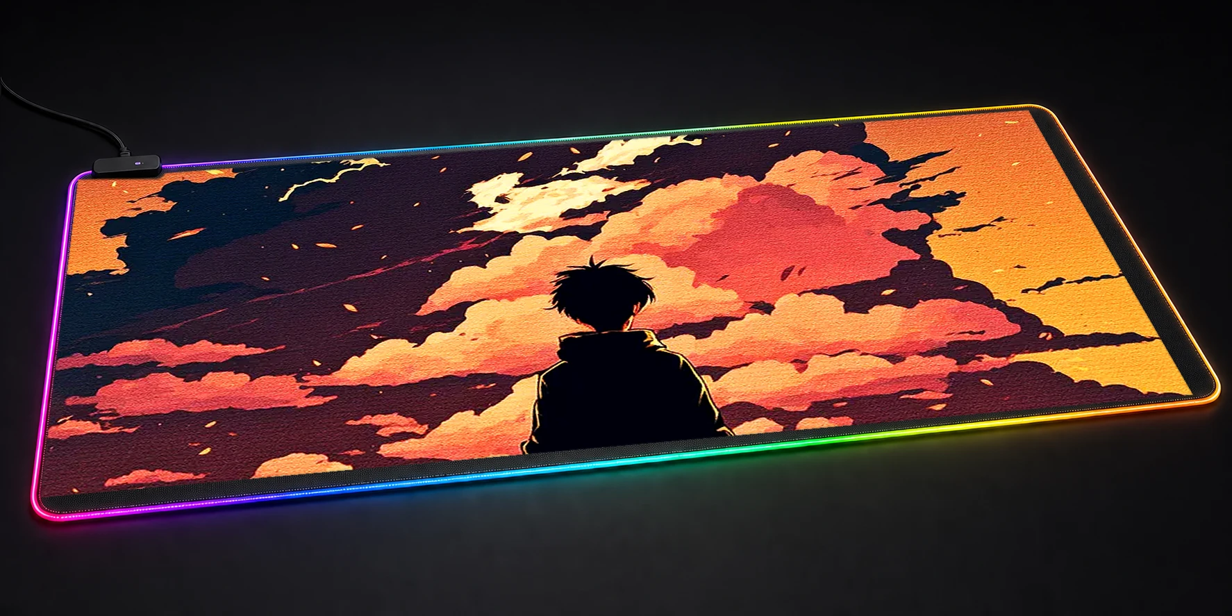 Afternoon trip RGB Desk Mat RGB desk mat