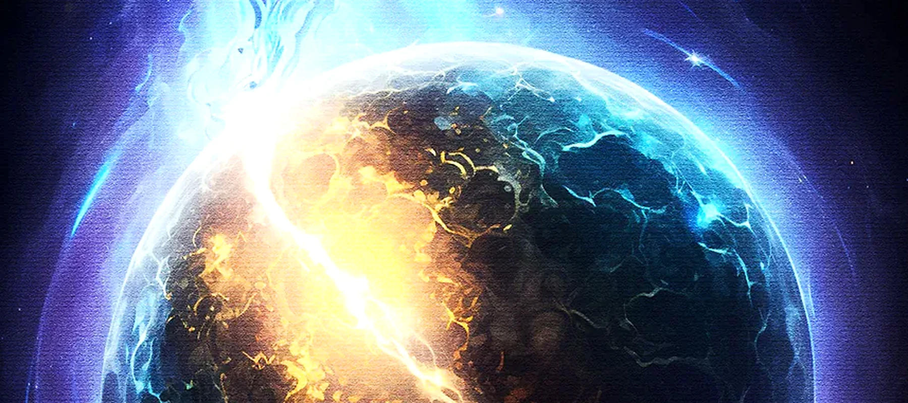 Fantasy Planet RGB Desk Mat full-width design preview