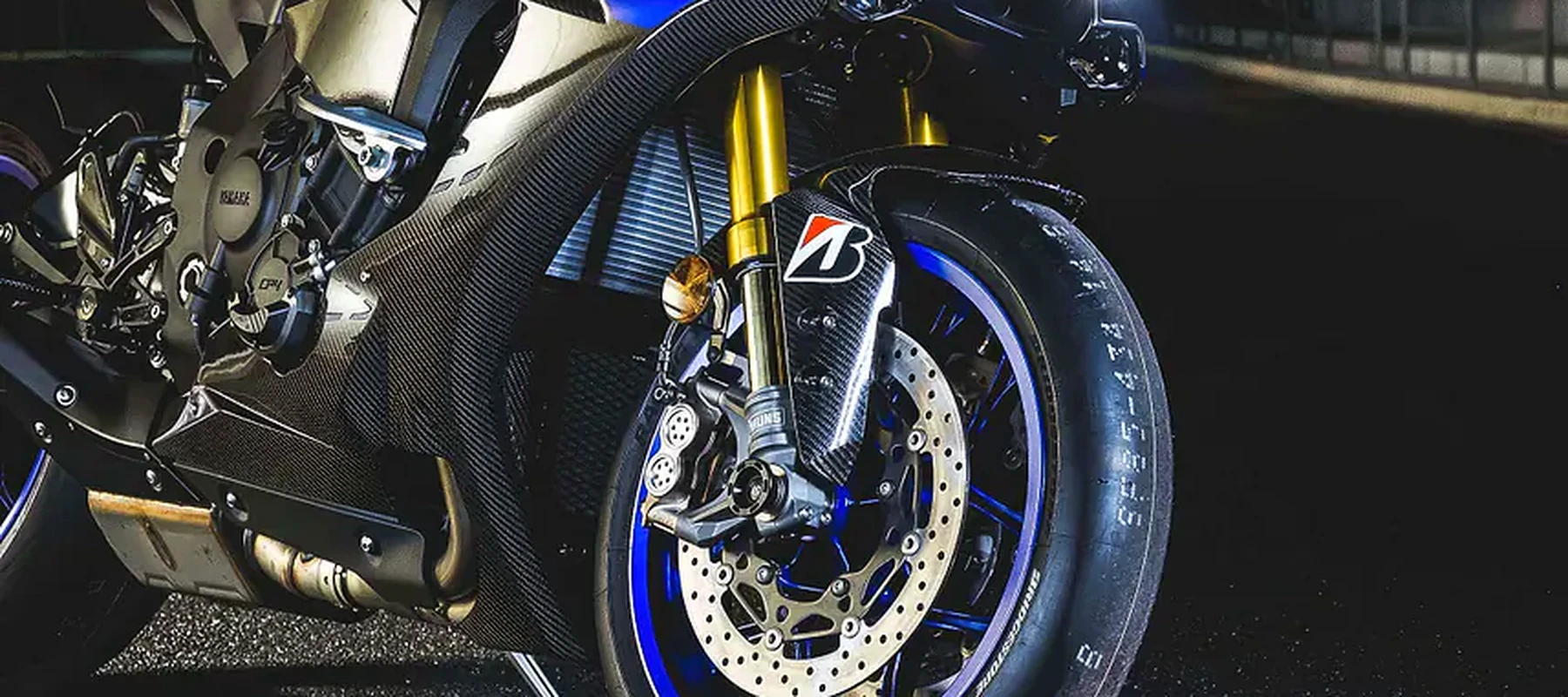 Yamaha R1 RGB Desk Mat full-width design preview