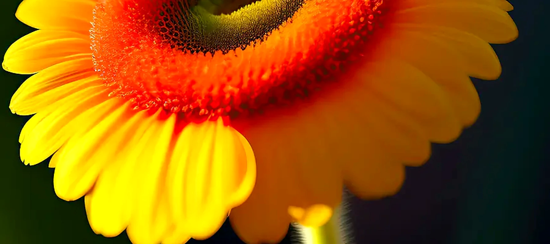 flower art RGB Desk Mat full-width design preview