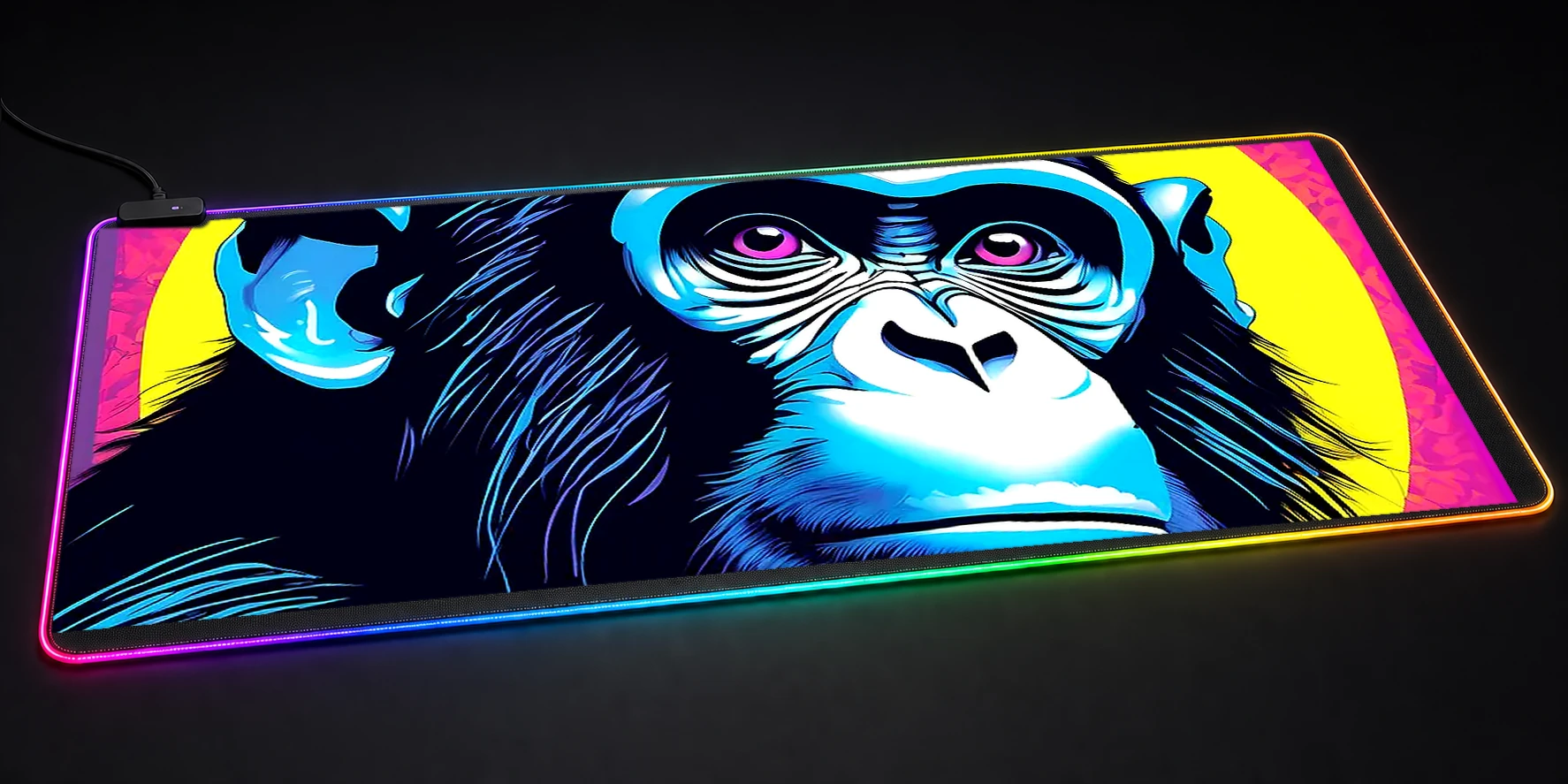 Animal Forest RGB Desk Mat RGB desk mat