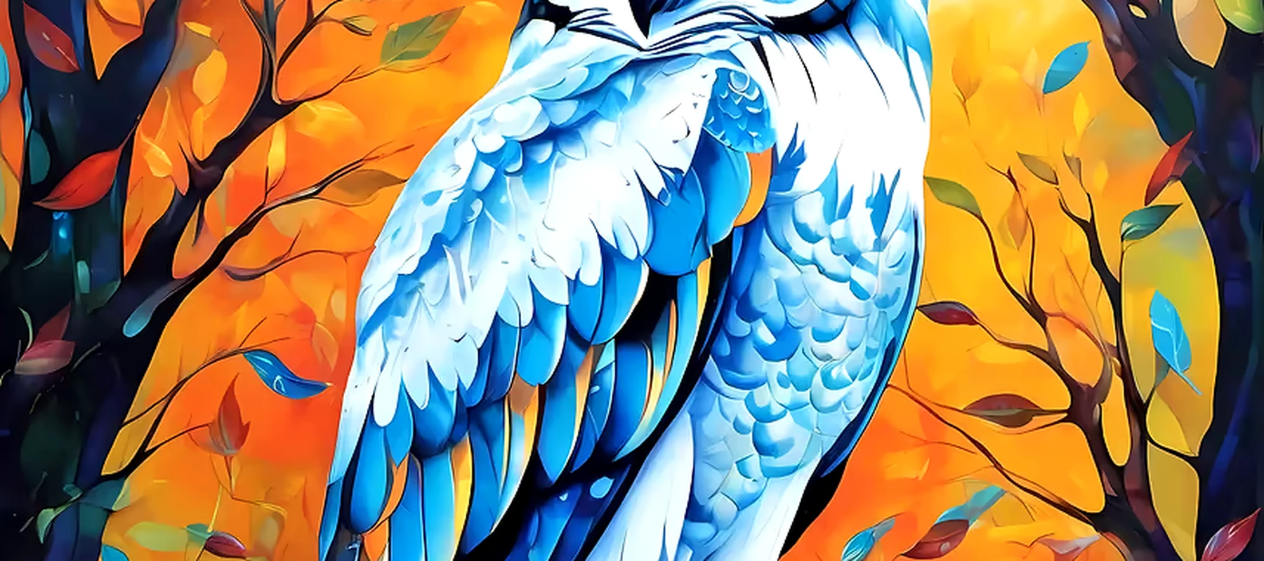 Owl RGB Desk Mat full-width design preview