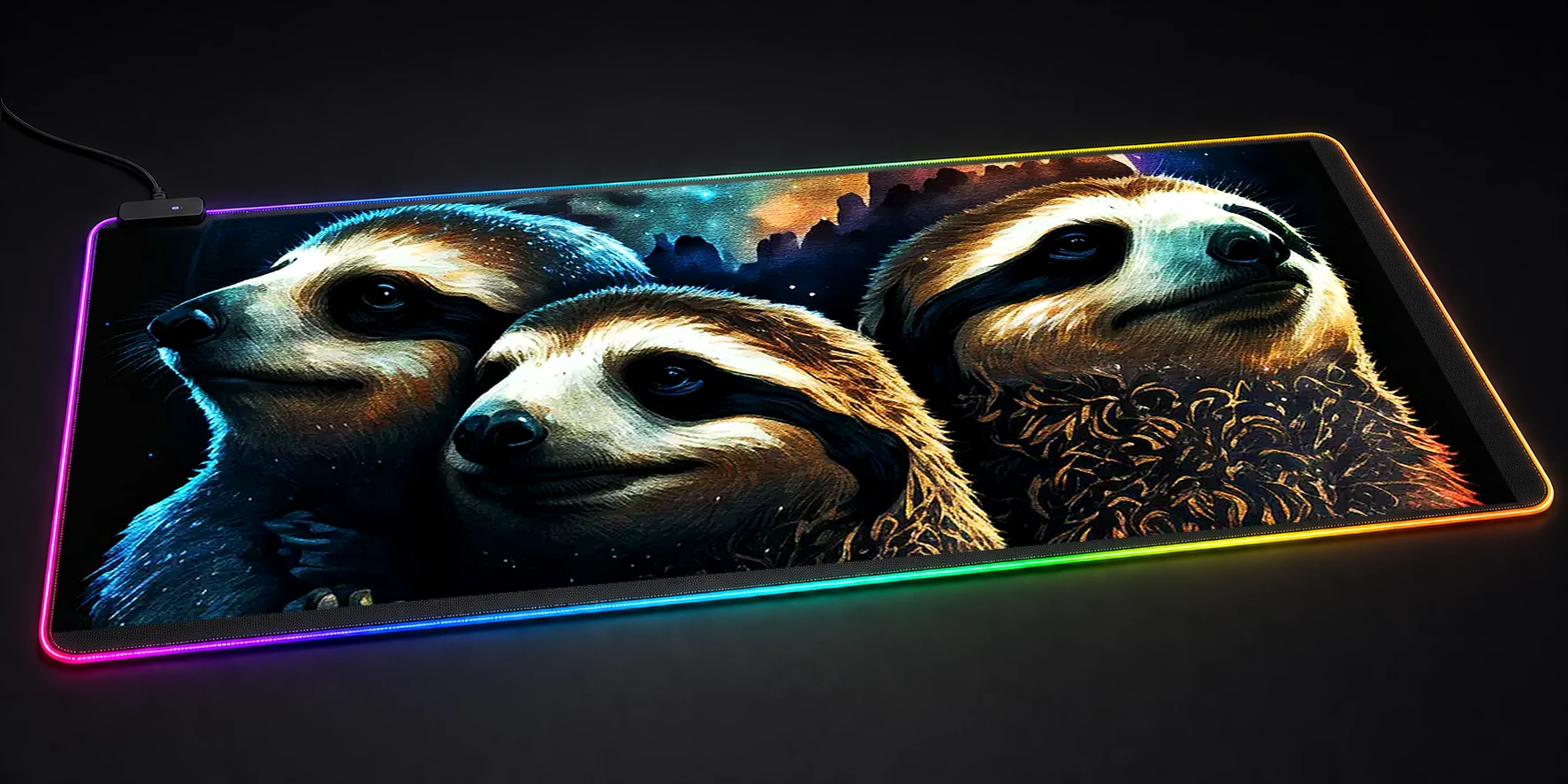 The animals Brother RGB Desk Mat RGB desk mat