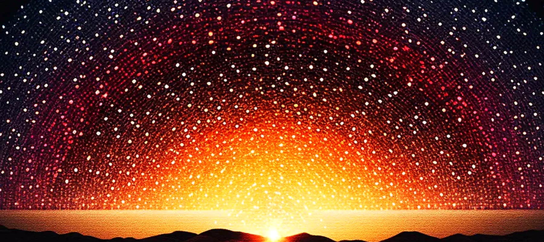 Fantasy Bubble Art RGB Desk Mat full-width design preview