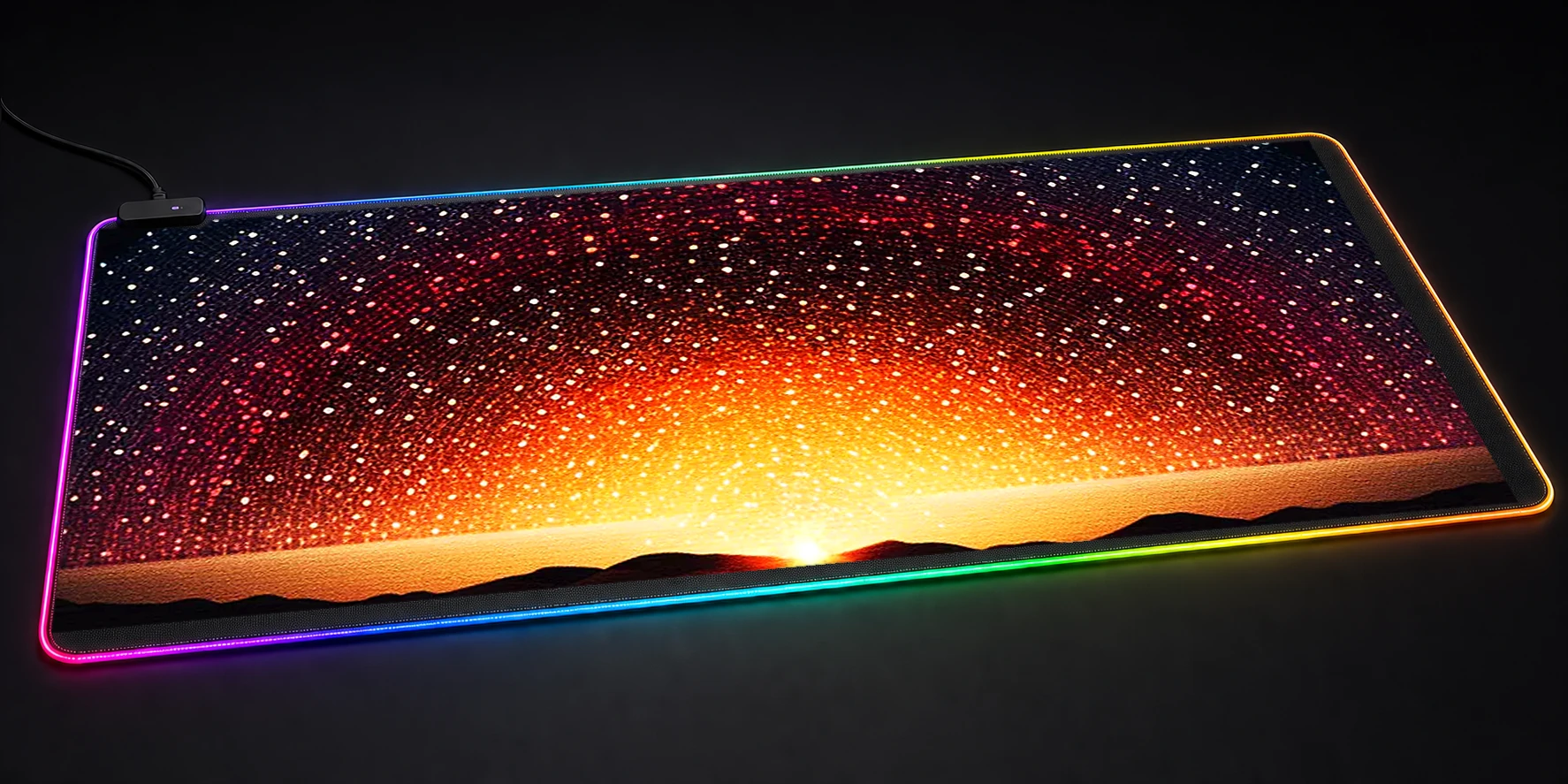 Fantasy Bubble Art RGB Desk Mat RGB desk mat