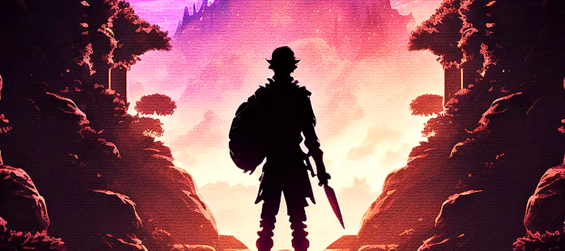 Adventurers Fantasy RGB Desk Mat full-width design preview