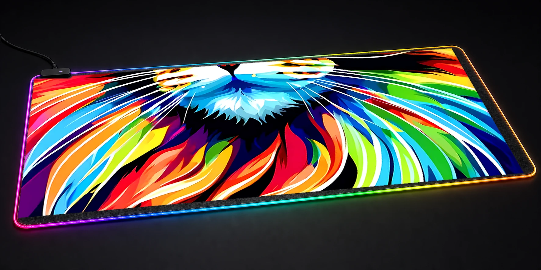 Cat RGB Desk Mat RGB desk mat