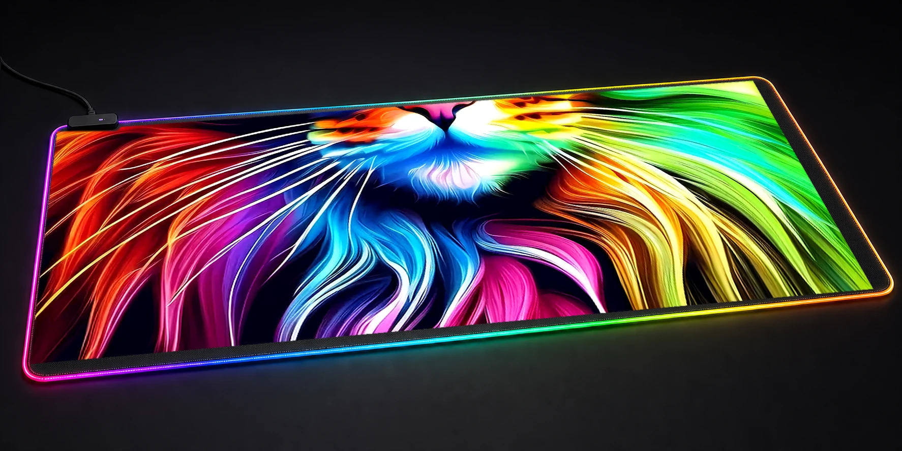 Cat RGB Desk Mat RGB desk mat