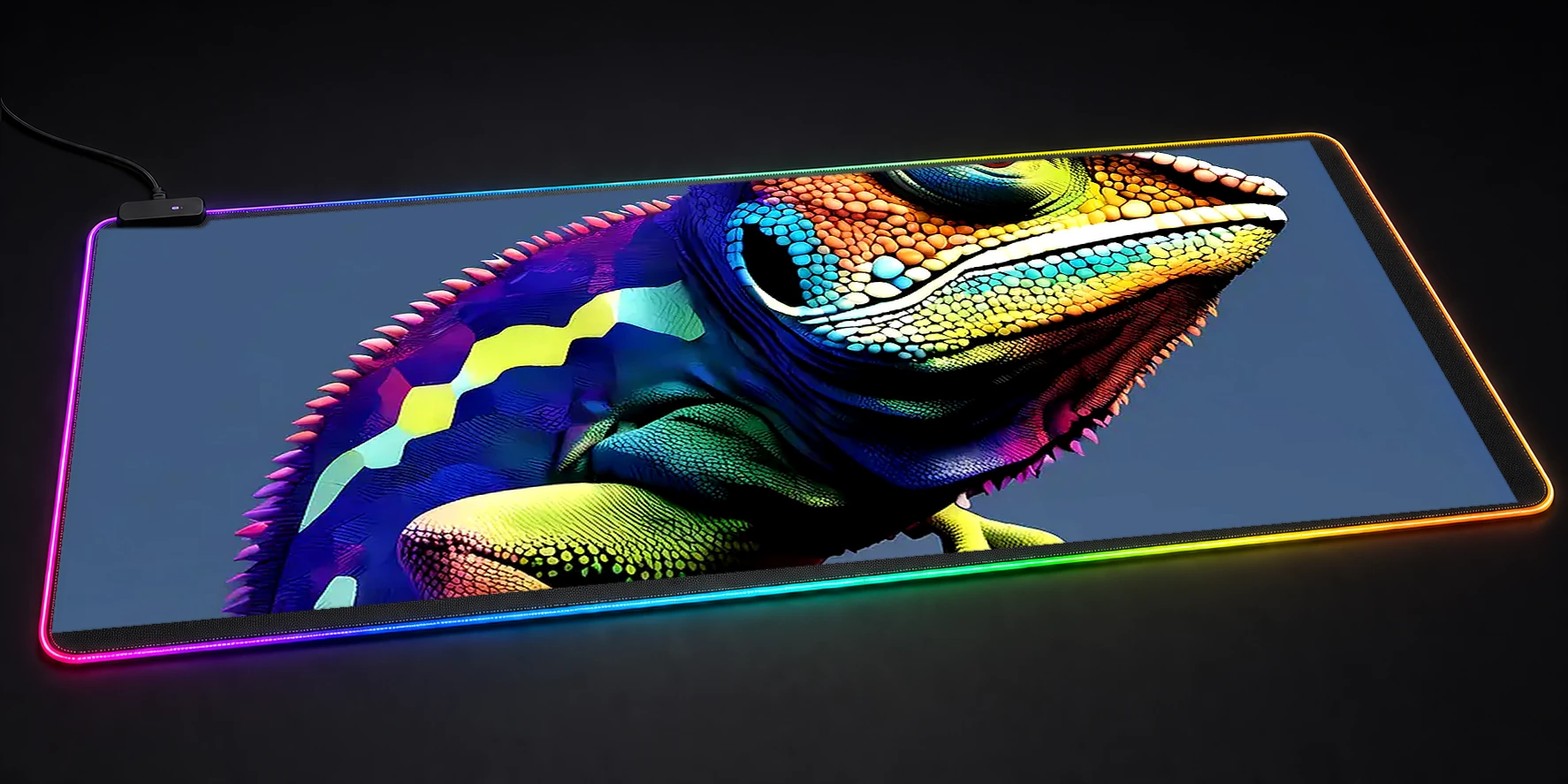 Chameleon RGB Desk Mat RGB desk mat